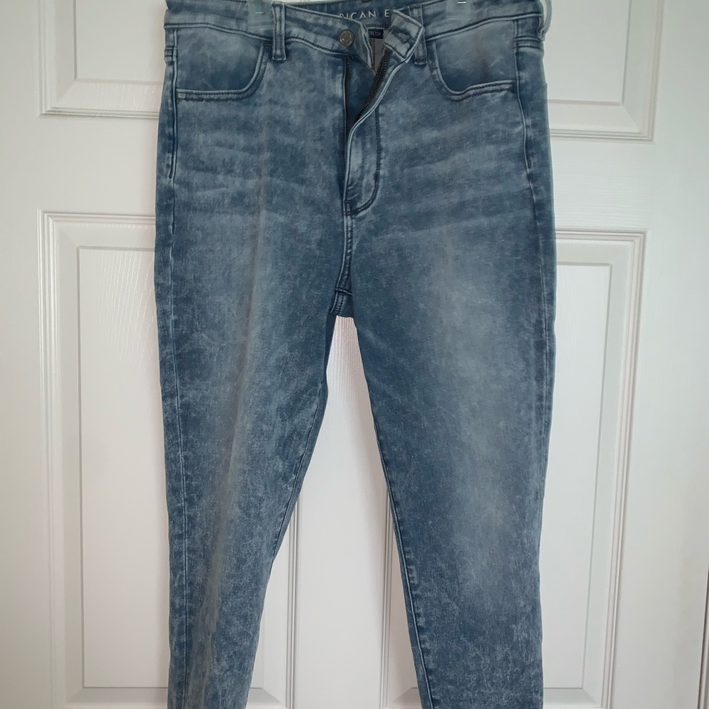 American eagle bleach wash skinny jeans